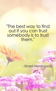 Ernest Hemingway quote